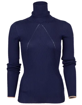 Slim Polo Neck Sweater