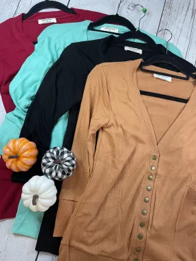 Snap Front Cardigan