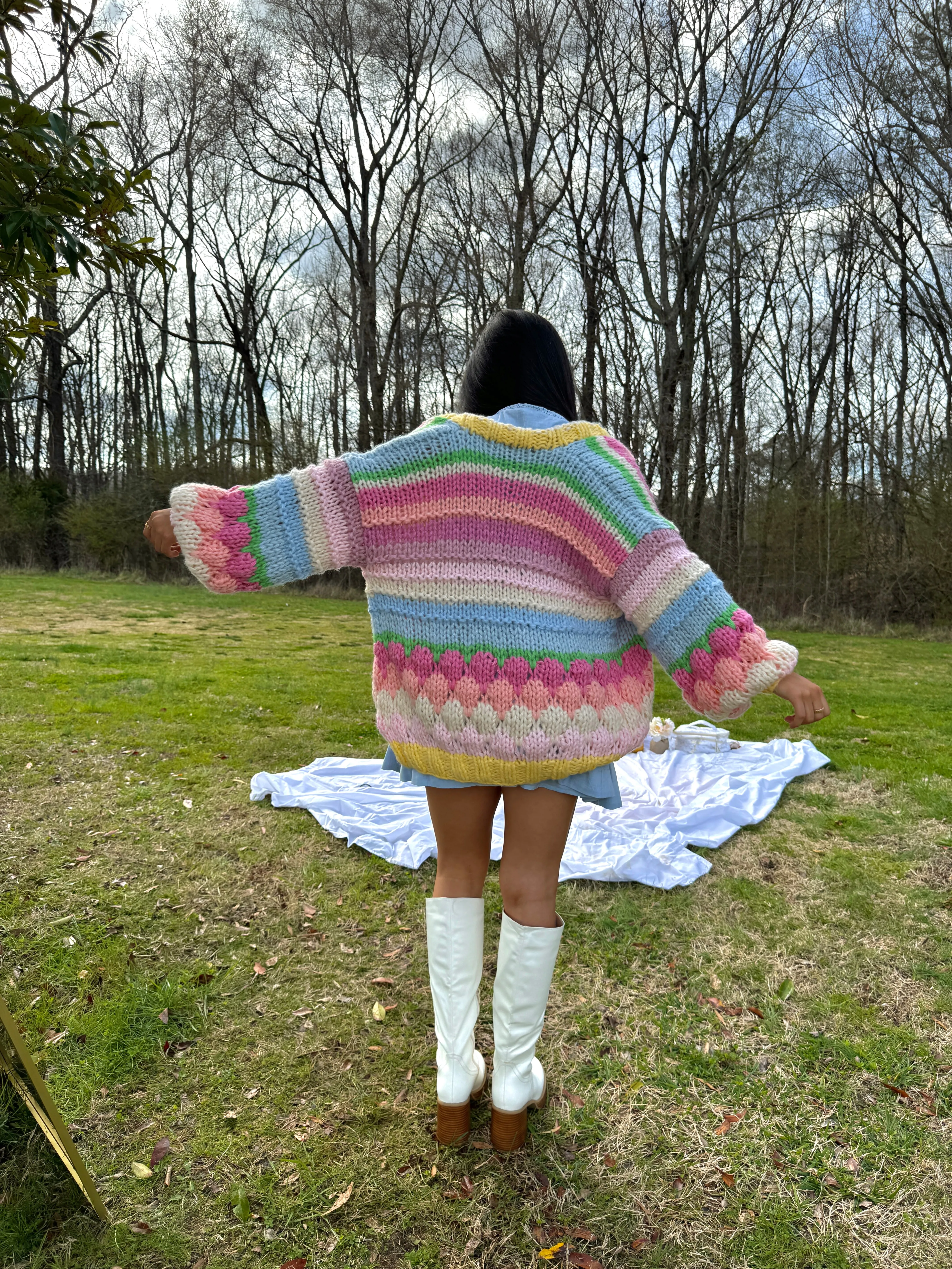 The Pastels Chunky Cardigan