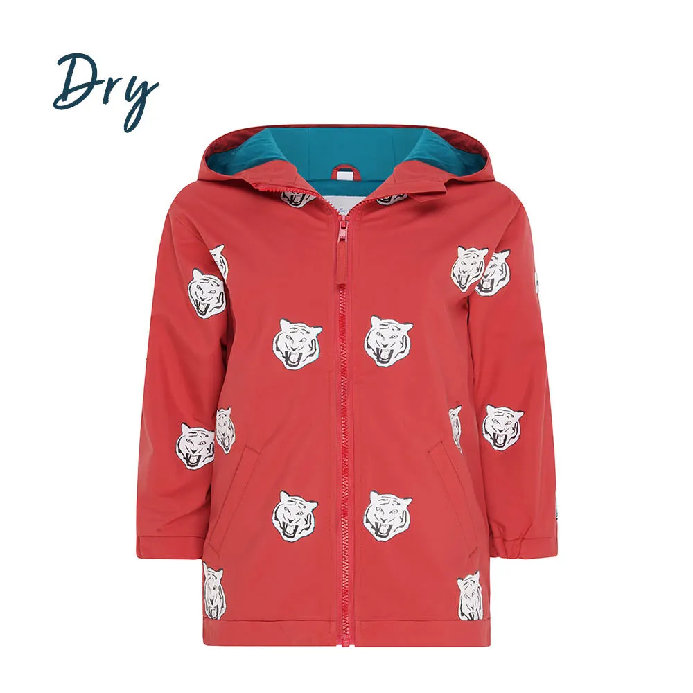 Tiger Color Changing Kids Raincoat