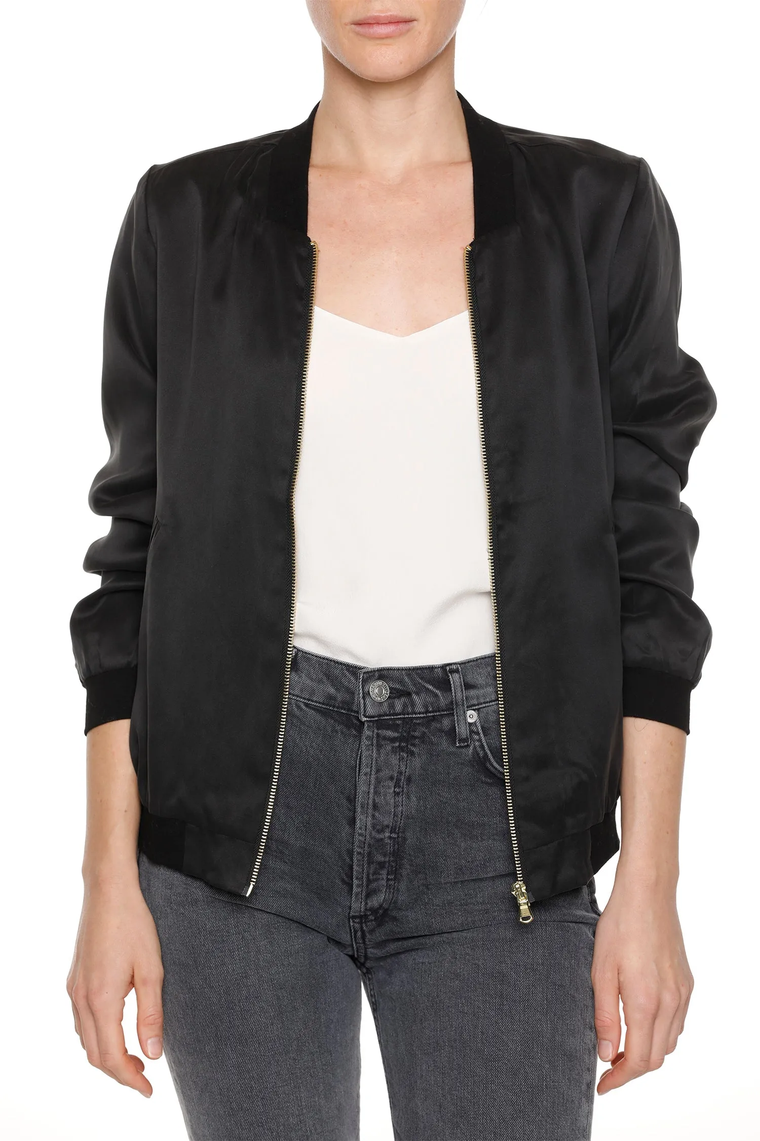 Tokyo Silk Jacket | Black