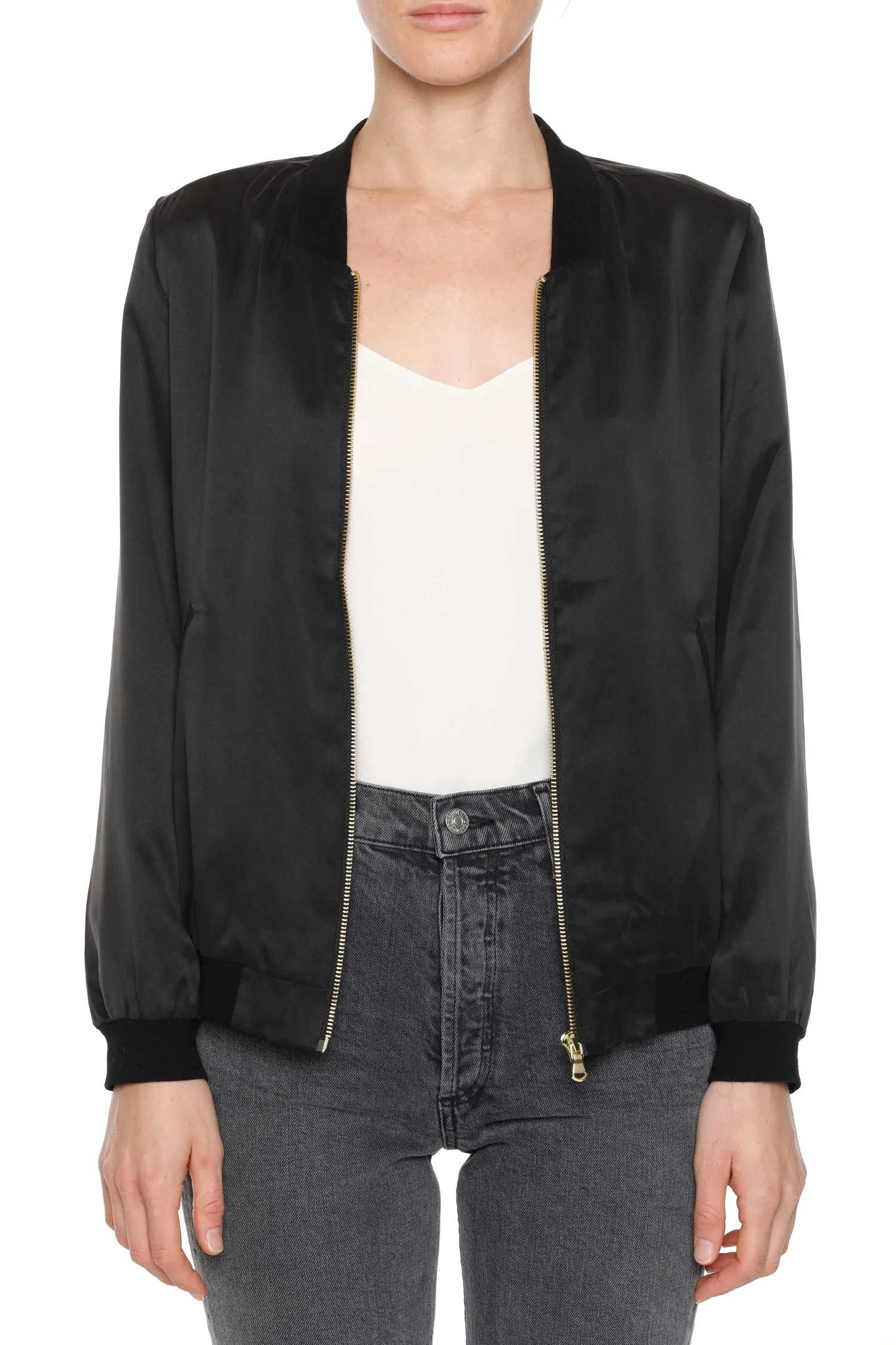 Tokyo Silk Jacket | Black