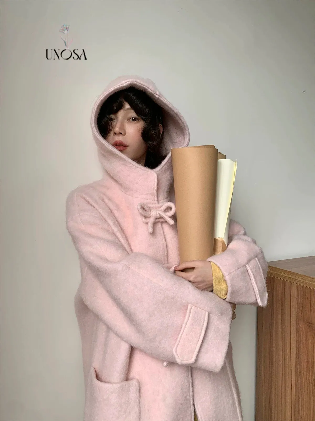 [UNOSA] In The Mood For Love Wool Coat Christmas