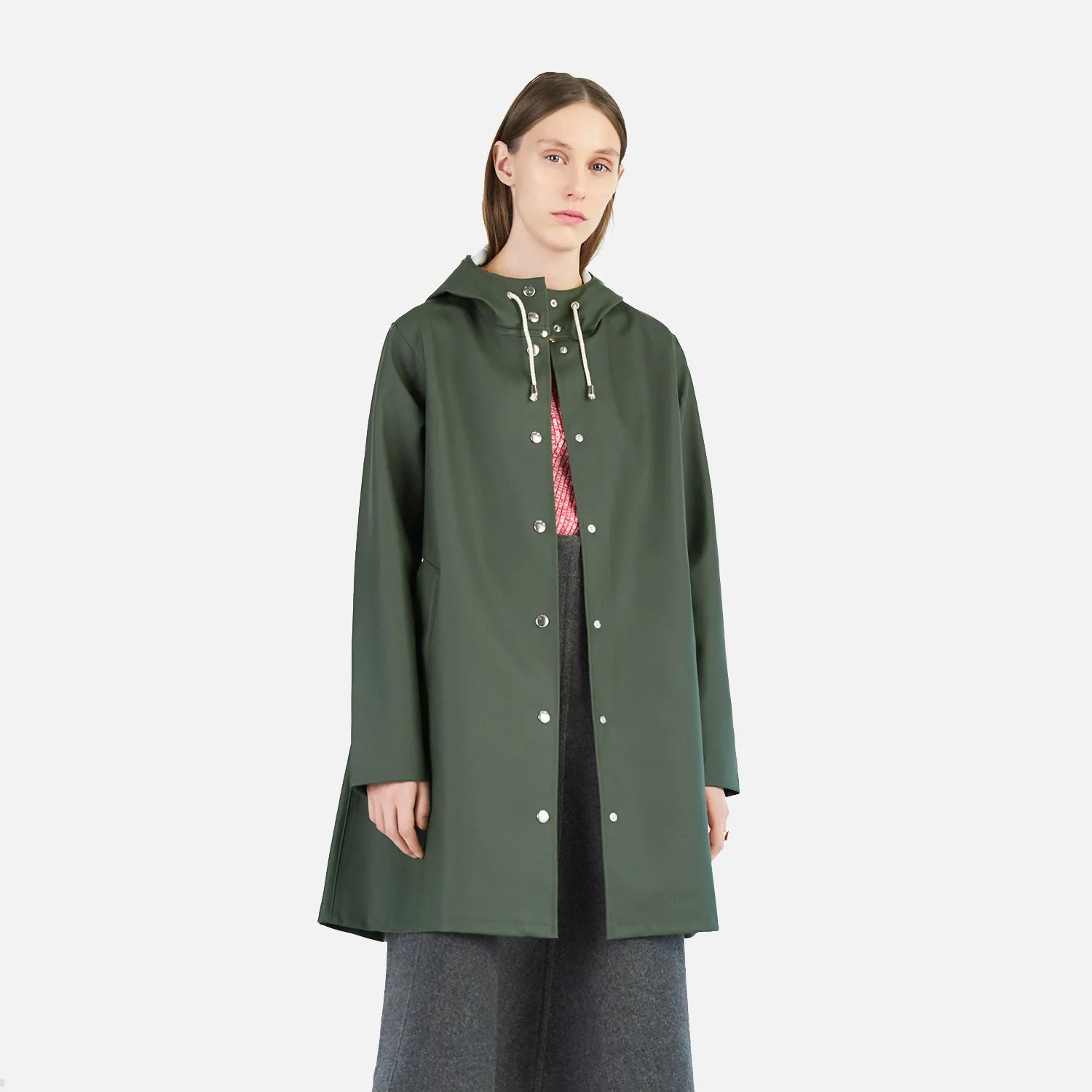 Womens Classic Mosebacke Raincoat - Green