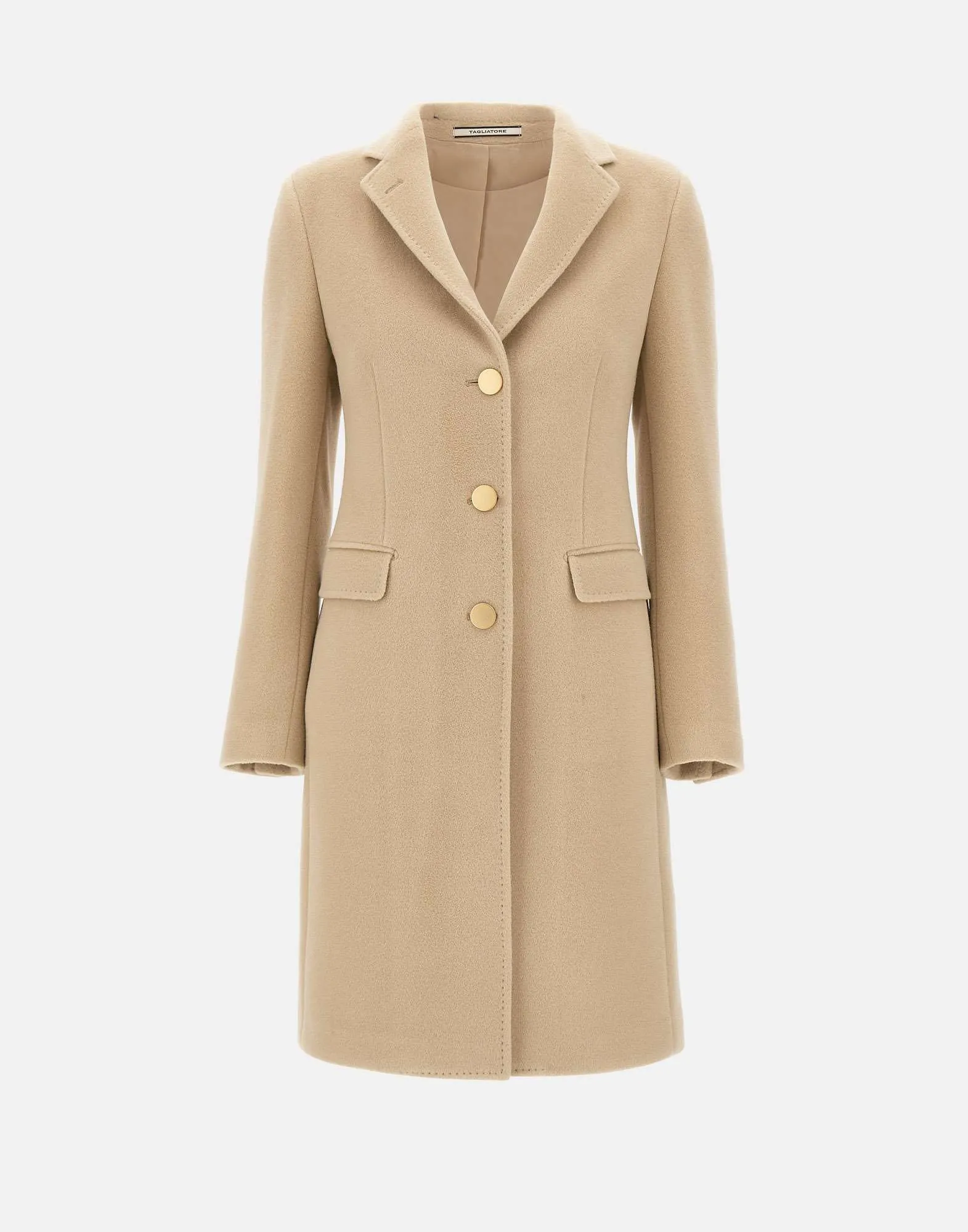 Wool and Angora Sand Coat