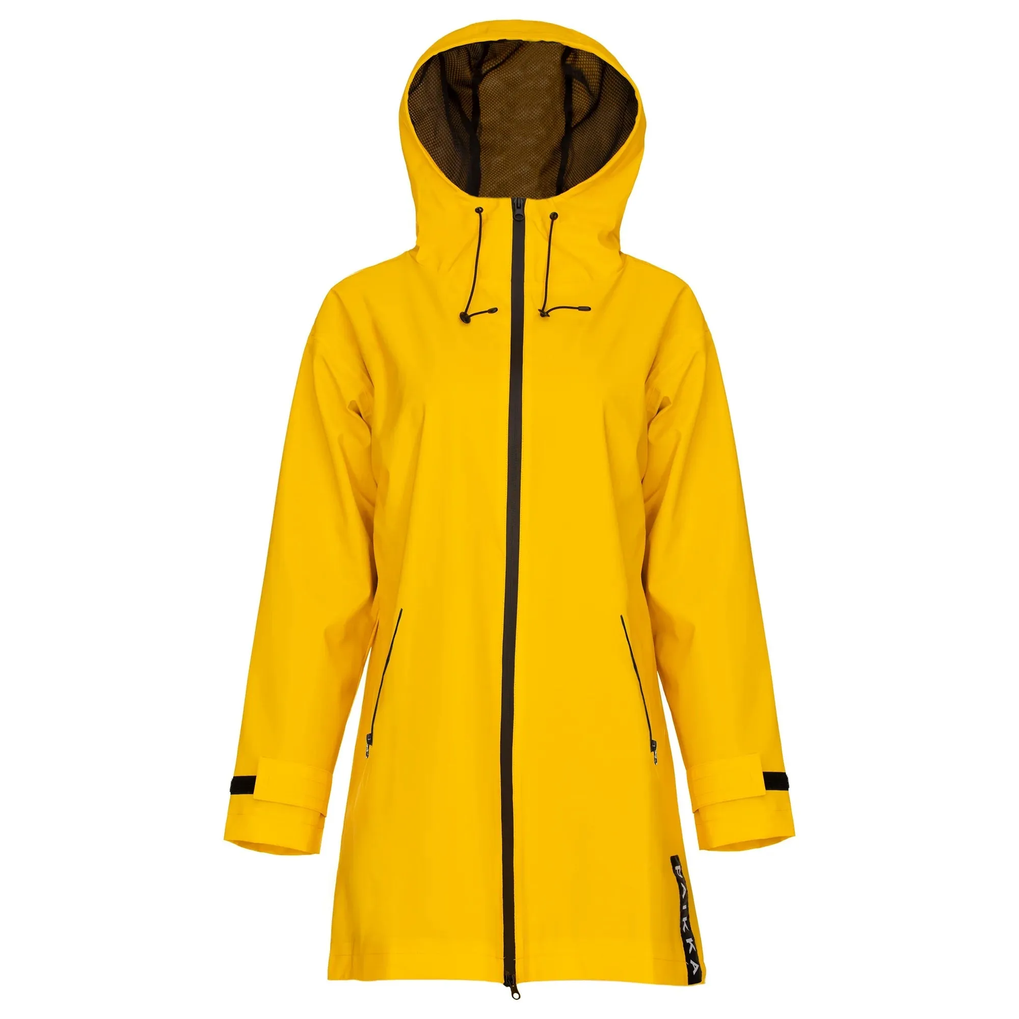 Yellow Visibility Raincoat For Humans