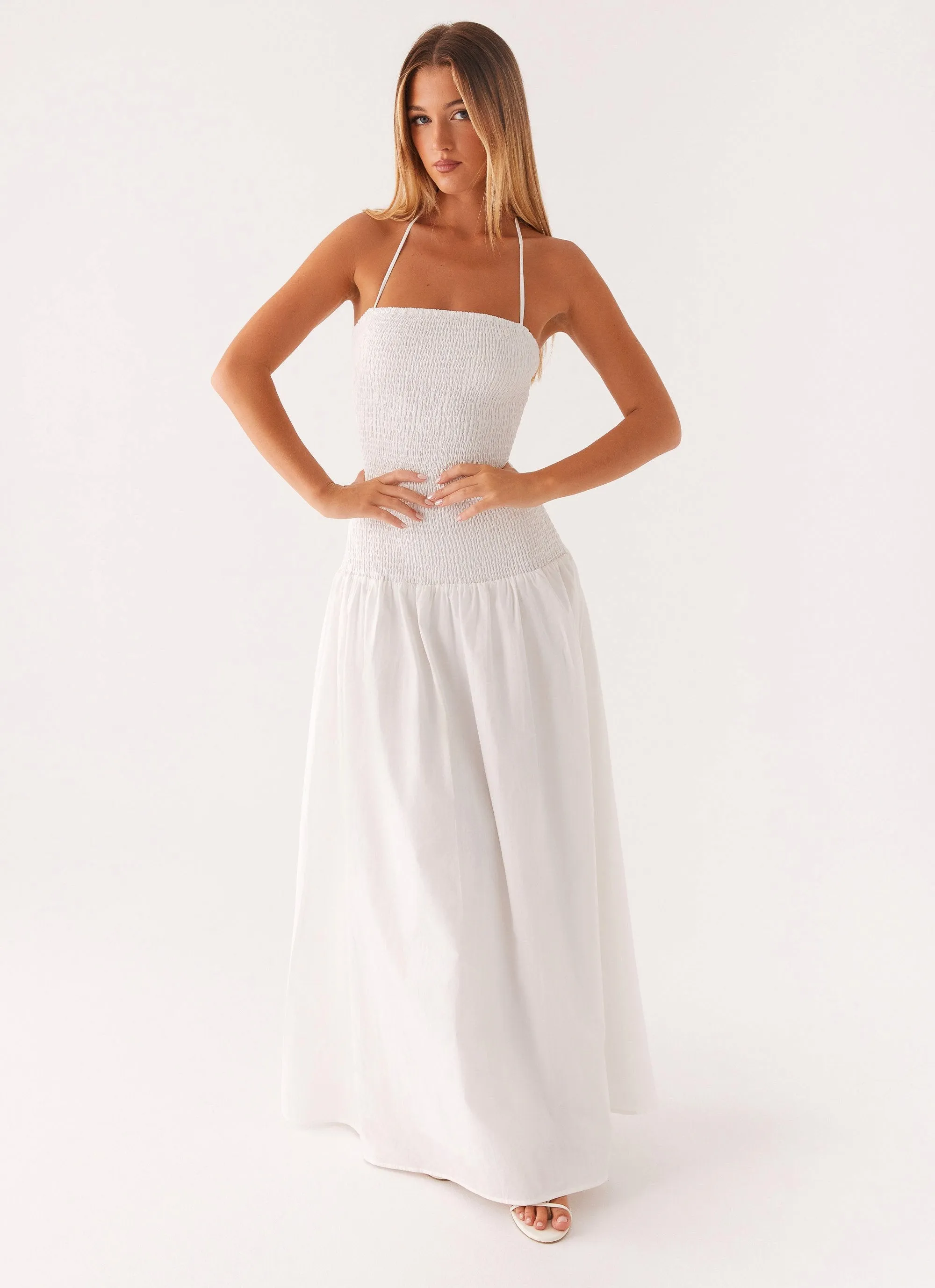 Zahra Maxi Dress - White