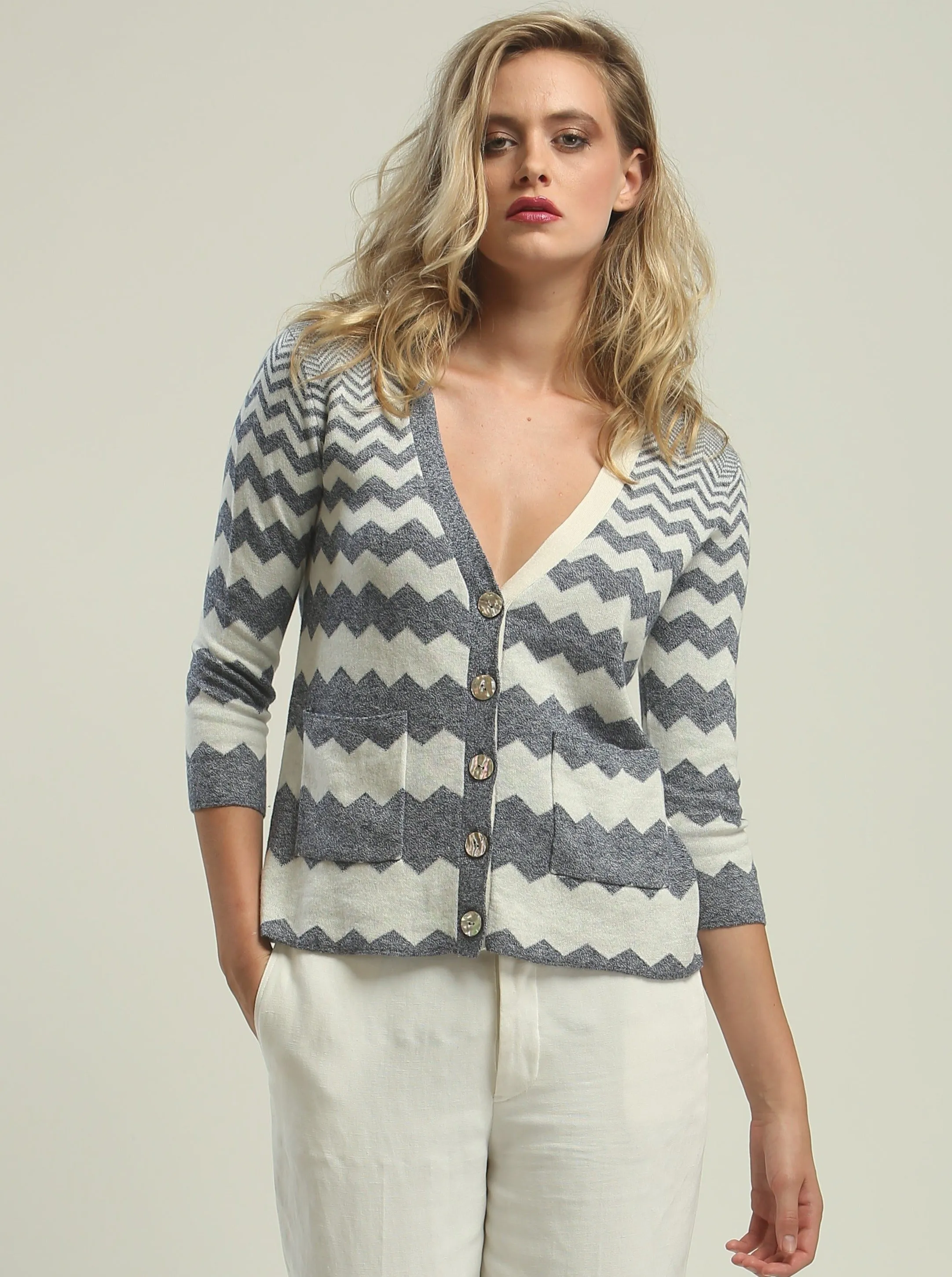 Zig Zag Cardigan