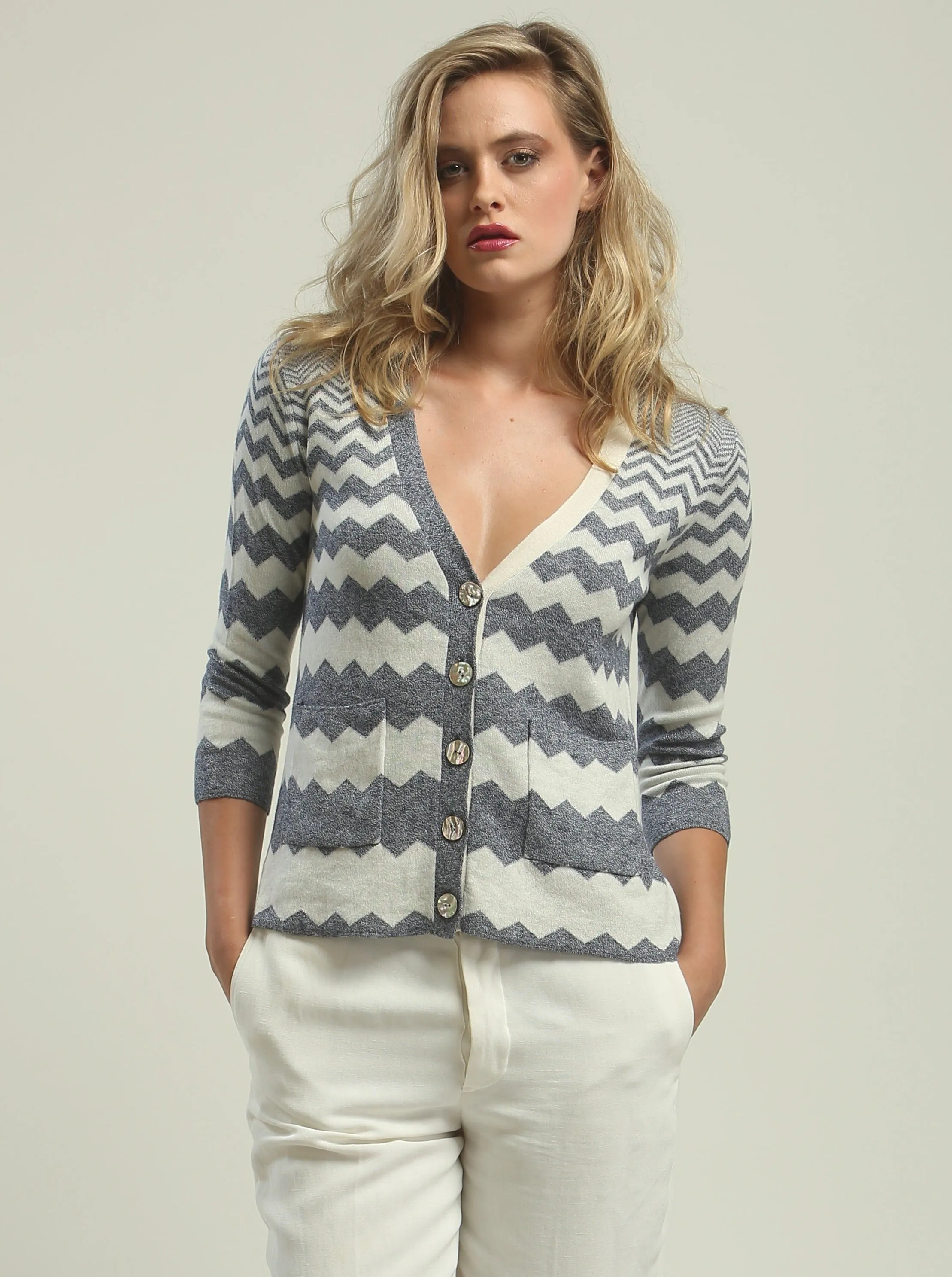 Zig Zag Cardigan