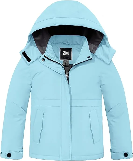 ZSHOW Girls' Waterproof Ski Jacket